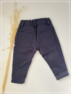 Pantalon de gabardina azul marino en internet