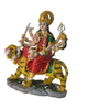 Durga Maa Sentada No Tigre com Suas Armas 24cm 16290