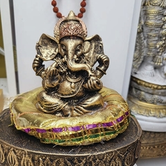 Ganesha Mini Bronzeado Ganeshinha 7cm 14011