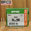 Spax Madera 3.5x16mm Cuerda Completa T20 1000pz