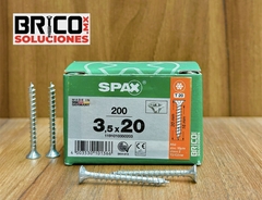 Spax Madera 3.5x20mm Cuerda Completa T20 200pz