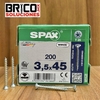 Spax Madera 3.5x45mm Cuerda Completa T20 200pz