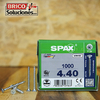 Spax Madera 4x40mm Cuerda completa T20 1000pz