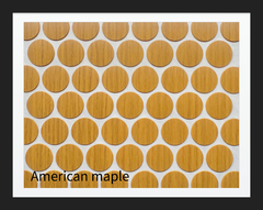 Tapas Adhesivas para ocultar tornillos. Mca. Fastcap Color: American Maple