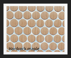 Tapas Adhesivas para ocultar tornillos. Mca. Fastcap Color: Hardrock maple.