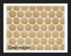 Tapas Adhesivas para ocultar tornillos. Mca. Fastcap Color: Clear Maple