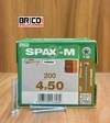 Spax-M para MDF 4x50mm T20 200pz