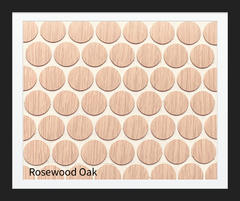 Tapas Adhesivas para ocultar tornillos. Mca. Fastcap Color: Rosewood Oak.