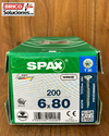 Spax Madera 6x80mm Media cuerda T30 200pzs. - comprar en línea