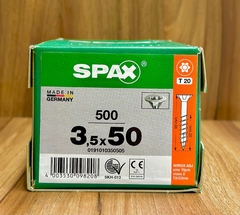 Spax Madera 3x50mm Media Cuerda T20 500pz
