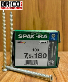 SPAX RA PARA CONCRETO 7.5X180MM T30 100PZ