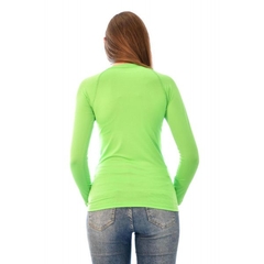 CAMISETA FEM. UV50 M. LONGA - VERDE NEON- TEXAS FARM - comprar online