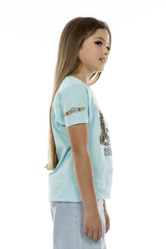 Camiseta Infantil - Blue horse - Ox Horns na internet