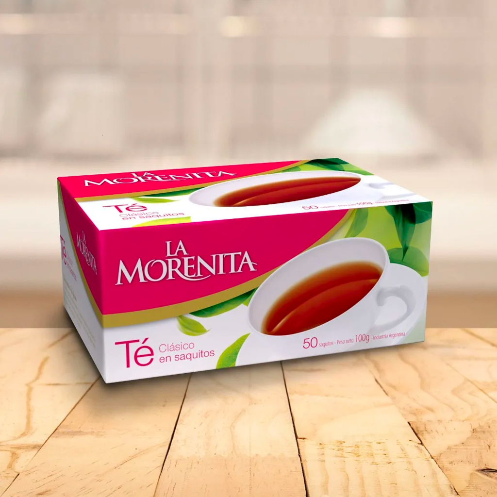 Té La Morenita Común Pack 2 Cajas X 50 Unid