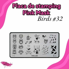 PLACAS DE STAMPING PINK MASK - tienda online