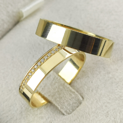 Aliança de Casamento em Ouro 18k - 4mm Chérie