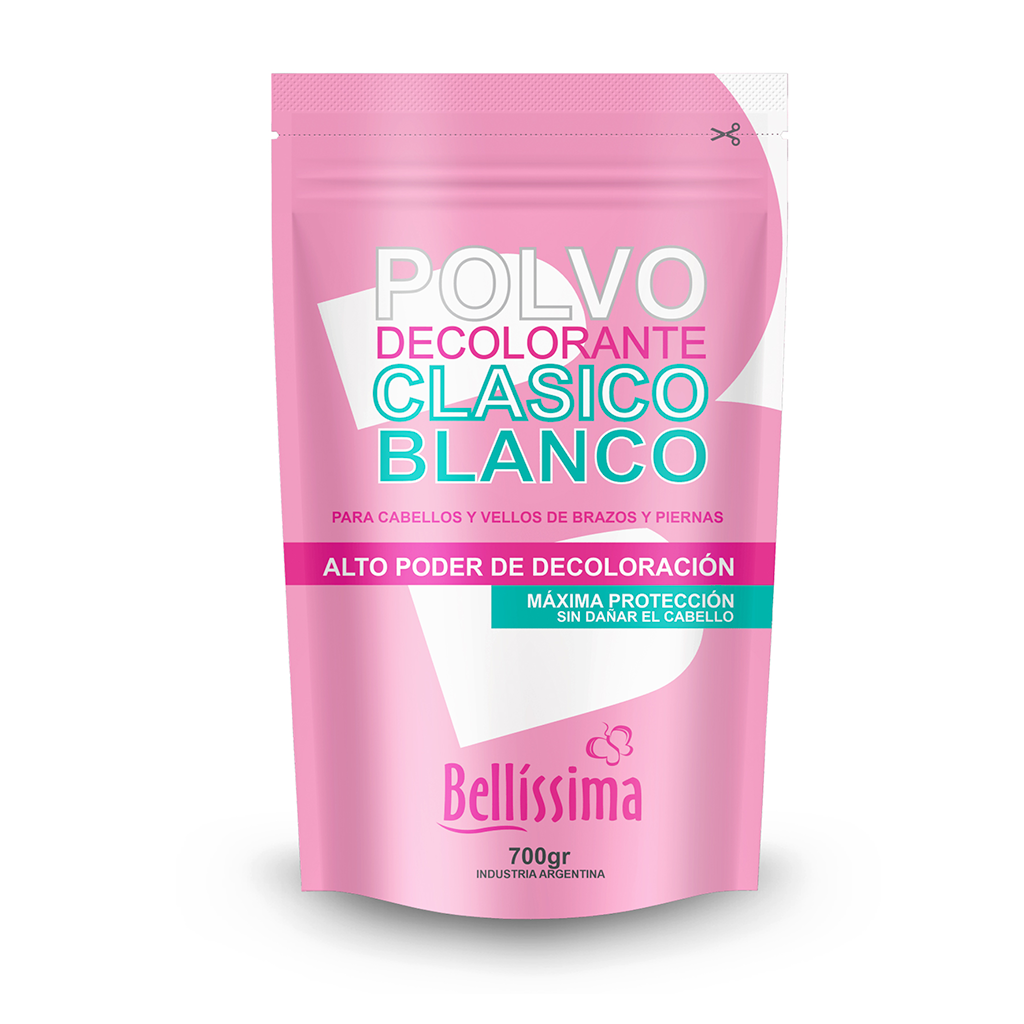 Polvo Decolorante - Clasico Blanco Bellissima 700g