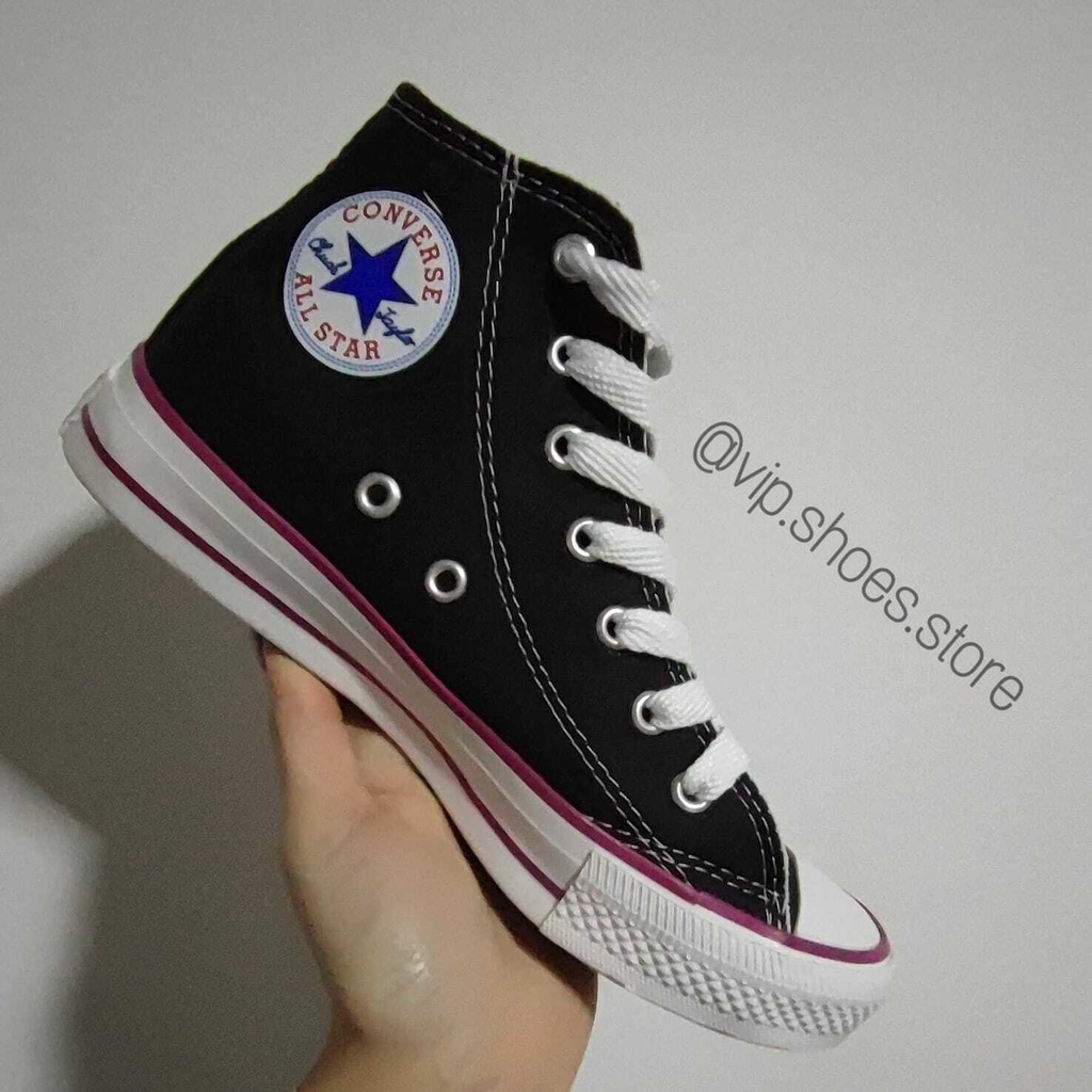 Converse botitas negras clearance