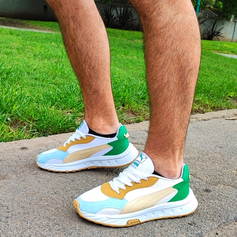 Puma X-Rider Beige/verde