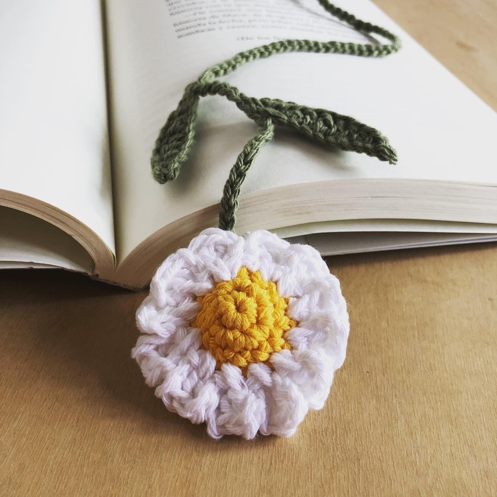 Señalador de libros en crochet