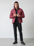 Puffer jacket burgundy