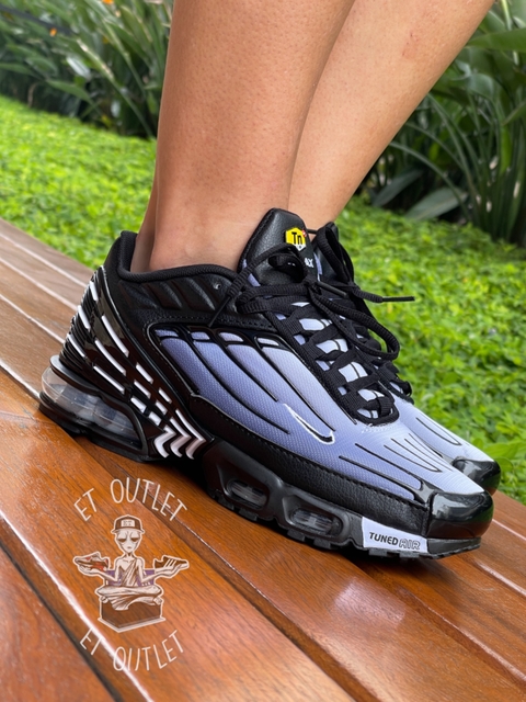 Air max best sale preto e azul
