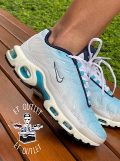 air max tn plus branco/azul degrade - Et outlet