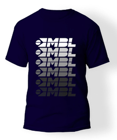 Camiseta Degradê logo MBL Azul Marinho
