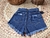 Shorts Mom Jeans Cinto Encapado Feminino 05.18.0008 - Zoc Store