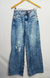 Calça Wide Leg Destroyed Jeans Feminina - 13.42.0027 - comprar online