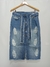 Saia Midi Destroyed Jeans Feminina - 01.01.9047