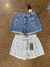 Shorts Mom Recorte Jeans Feminino - 05.11.0091