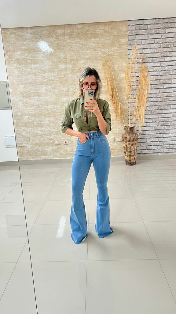 Imagens de calça flare jeans 2025