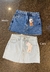 Saia Diagonal Com Recorte Frontal Jeans Feminino - 001.06.0006 - Zoc Store