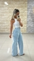 Calça wide leg cargo jeans feminino - 013.57.0002 - comprar online
