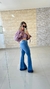 Calça Flare Barra Desmanchada Jeans Feminino - 013.02.0614 - comprar online