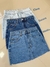 Saia Diagonal Com Recorte Frontal Jeans Feminino - 001.06.0006 - comprar online