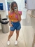 Shorts Com Pregas Jeans Feminino - 05.29.0001 na internet