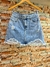 Mini Saia Destroyed Jeans Feminino - 001.01.0201