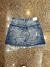Mini Saia Destroyed Jeans Feminino - 001.01.0203 na internet