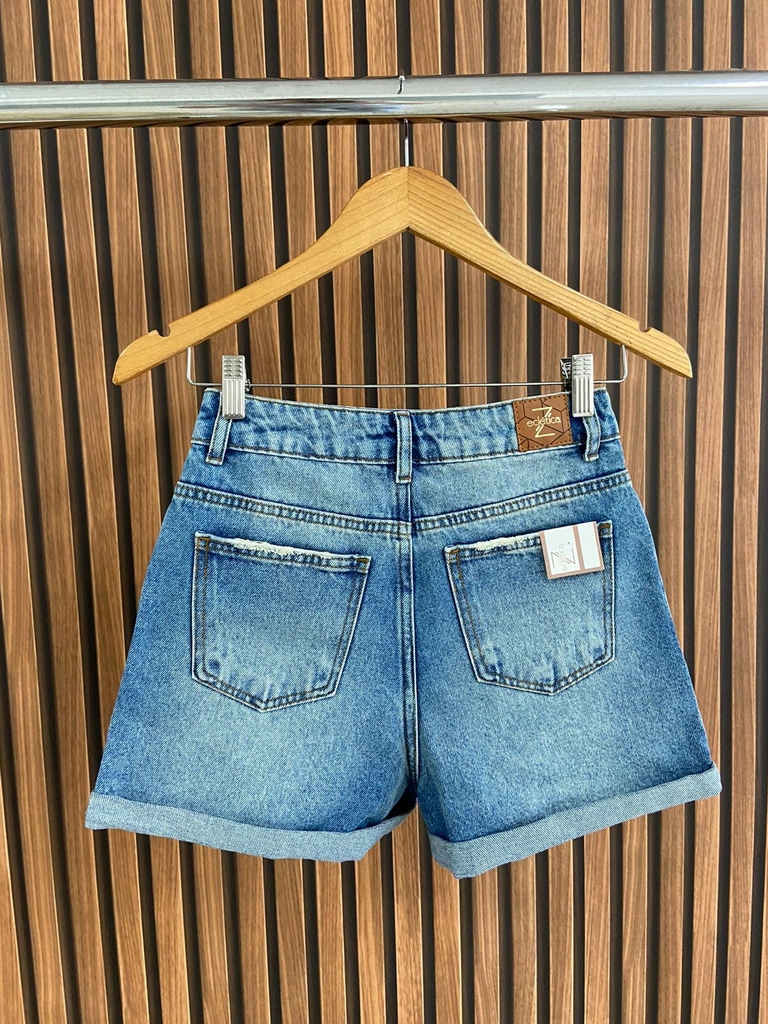 Shorts Jeans Nexo Mom Barra Dobrada Bruna 30536 – Mania de Vestir