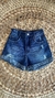 Shorts Mom Jeans Feminino barra dobrada 005.11.0120