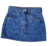 Saia Diagonal Com Recorte Frontal Jeans Feminino - 001.06.0006 na internet