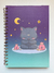 Caderno Luna Pautado 18x25 Roxo e Verde - comprar online