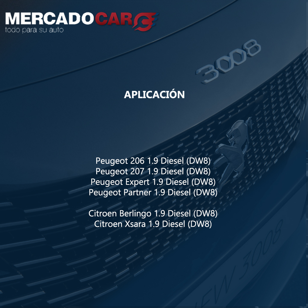Bujía Precalentamiento 1.9 Diesel BOSCH DW8 Peugeot: 206 – 207