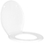 Asiento y tapa inodoro universal Oval Blanca Daccord Asi00pp 70 01