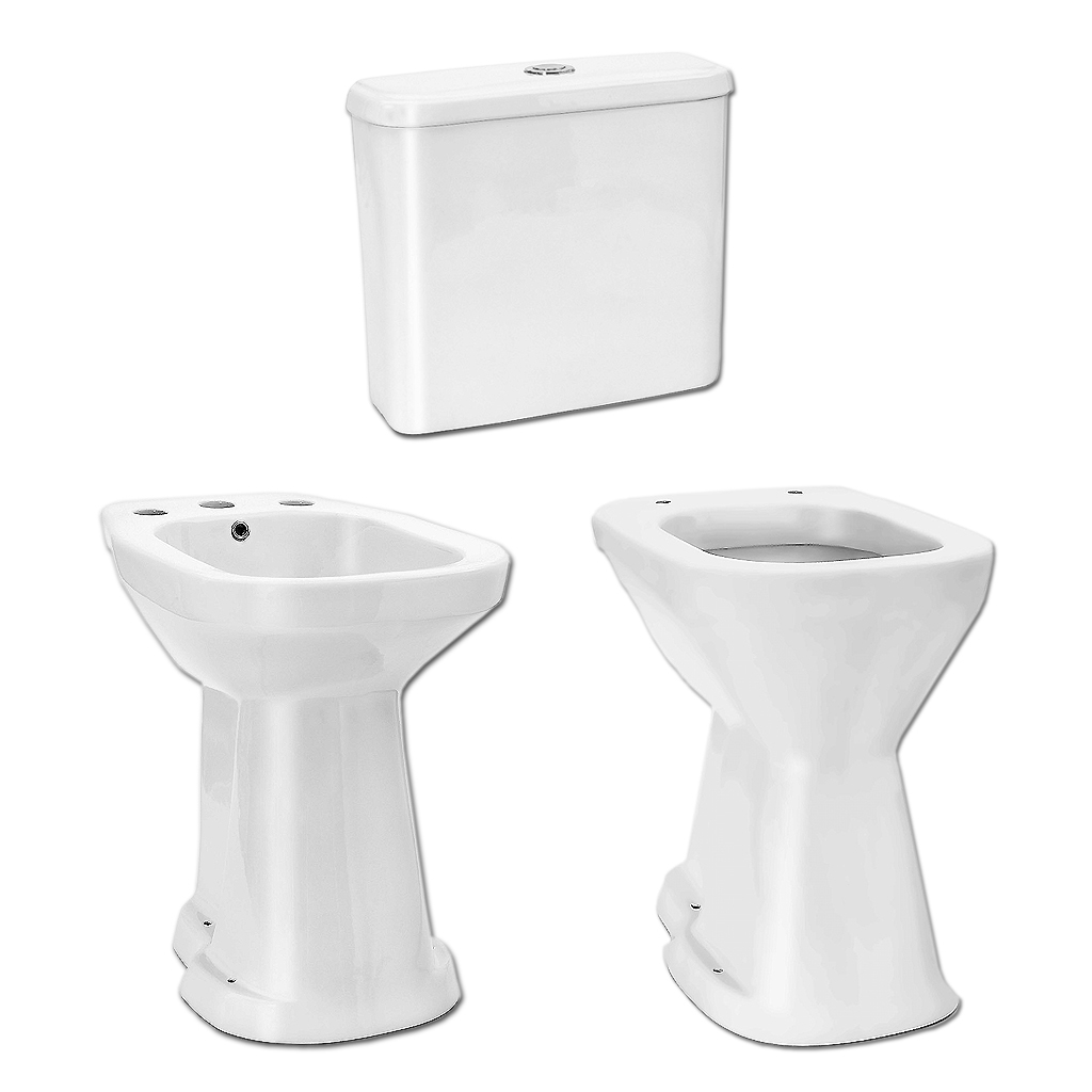 Sanitarios Altos Bano Discapacitados Inodoro Mochila Bidet