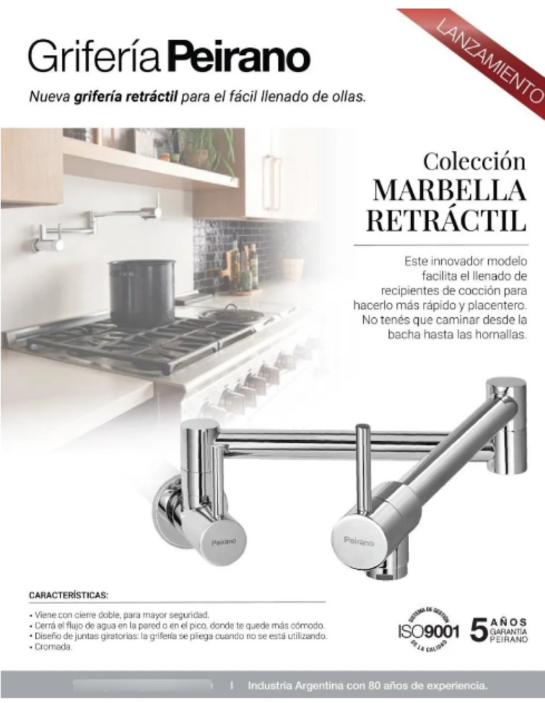 Griferia peirano para cocina hotsell