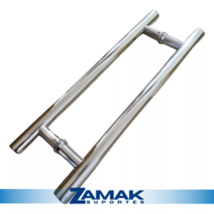 Puxador 80cm Tubular Aço Inox 304 Portas de Vidro