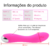 Vibrador 18,5x3,7cm 20 Frequências USB - comprar online